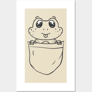 Frog in your pocket Posters and Art